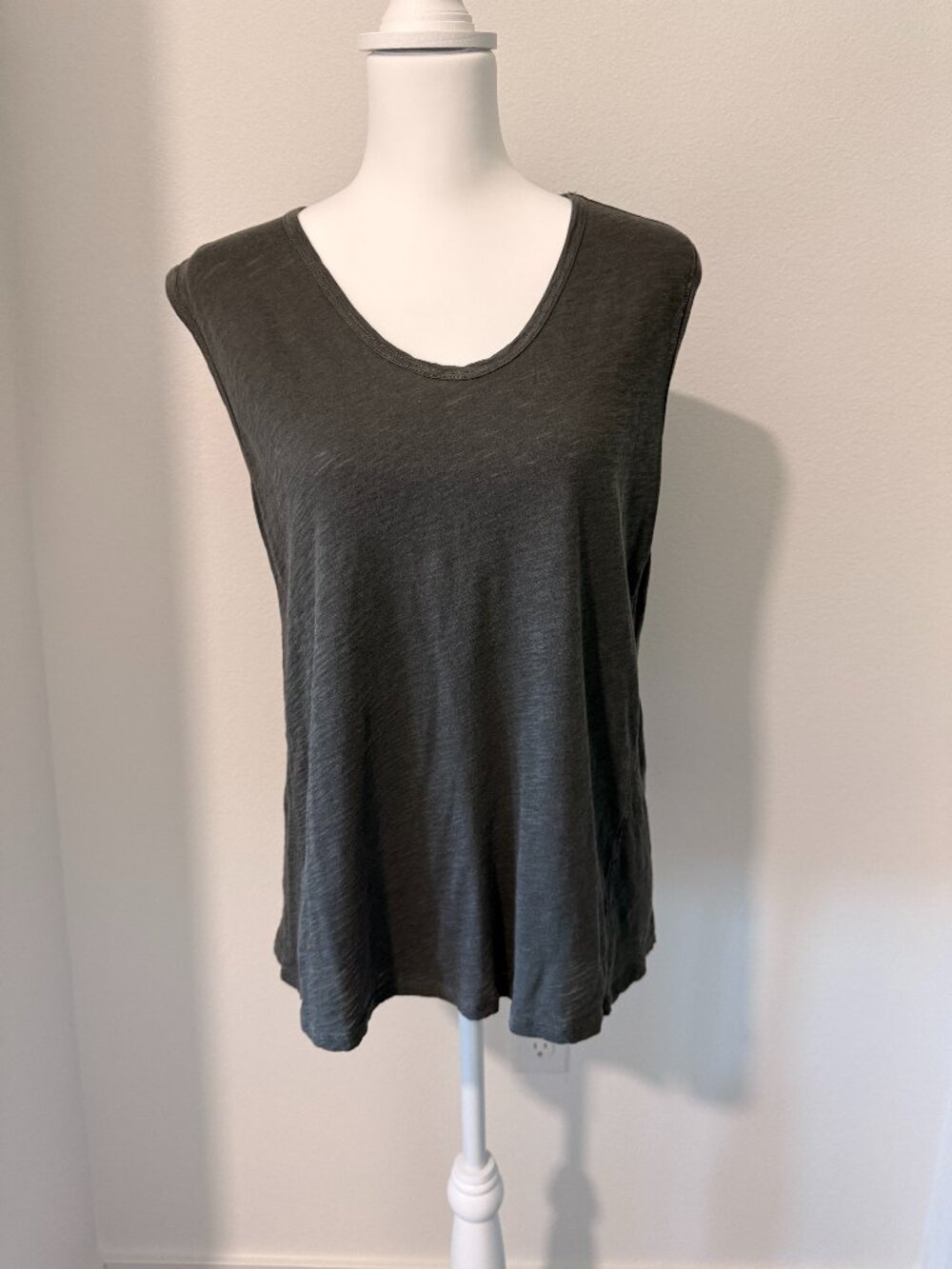 Pharaoh Women's Muscle Shell top in dark gray